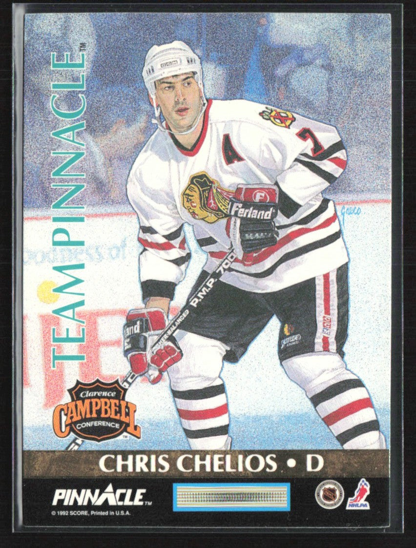 Chris Chelios/Ray Bourque 1992 Pinnacle Canadian Team Pinnacle #2