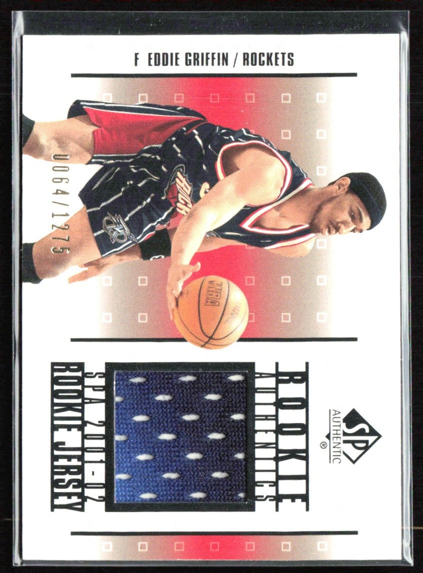 Eddie Griffin 2001 SP Authentic Rookie Authentics /1275 Jersey #RA-EG