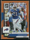 Jordan Poyer 2022 Donruss Optic Orange Prizm /199 #25 Buffalo Bills