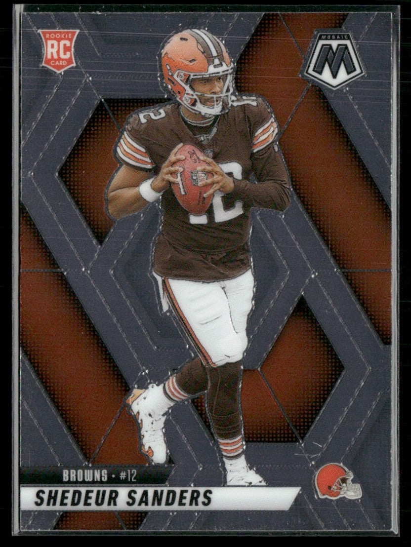 Shedeur Sanders 2025 Panini Mosaic RC #302 Cleveland Browns