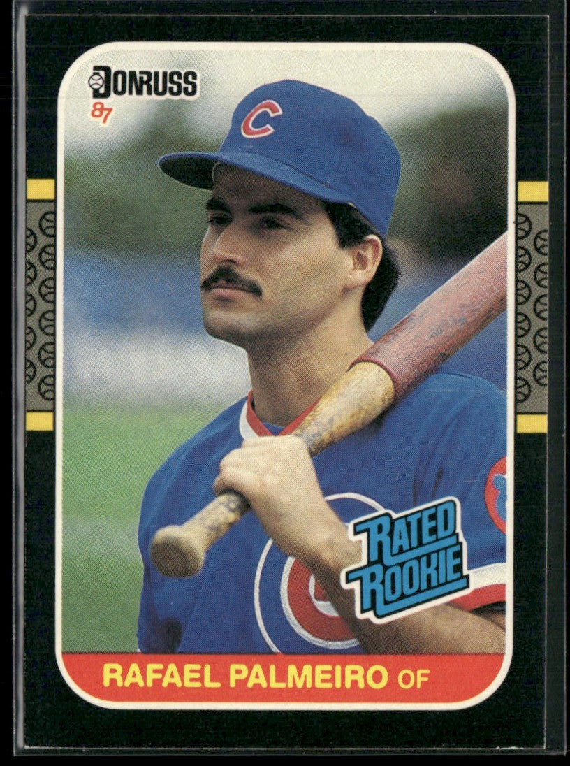Rafael Palmeiro 1987 Donruss RC #43 Chicago Cubs