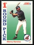 Manny Ramirez 1992 Score 1st Round Pick RC #800 Cleveland Indians