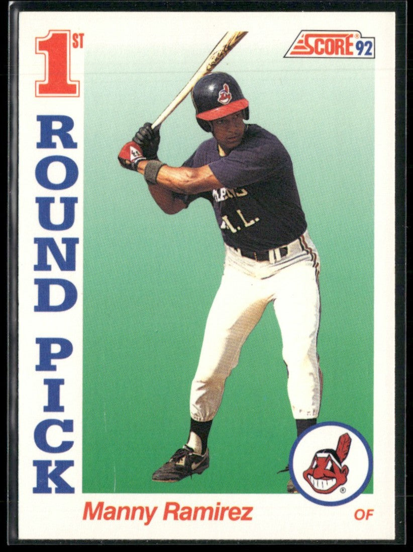 Manny Ramirez 1992 Score 1st Round Pick RC #800 Cleveland Indians