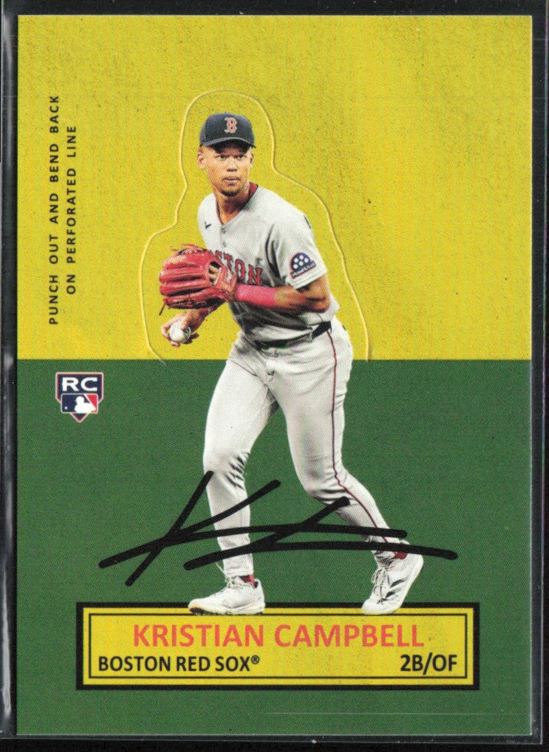 Kristian Campbell 2025 Topps Archives Stand-Up RC #64SU-9 Boston Red Sox