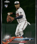Ozzie Albies 2018 Topps Chrome Update RC #HMT76 Atlanta Braves