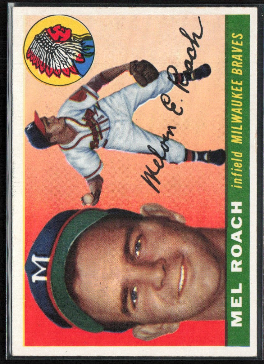 Mel Roach 1955 Topps #117 Milwaukee Braves