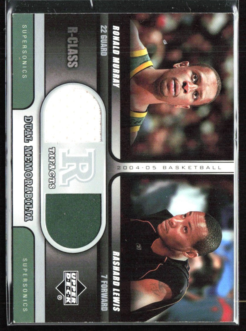 Rashard Lewis Ronald Murray 2004 Upper Deck R-Class R-Tifacts Dual Jersey #R2-ML