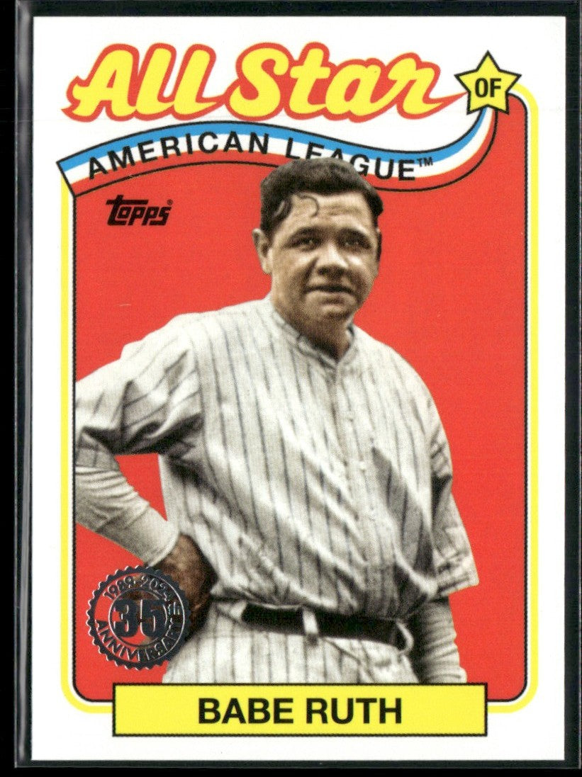 Babe Ruth 2024 Topps 1989 All Star #89ASB-17 New York Yankees