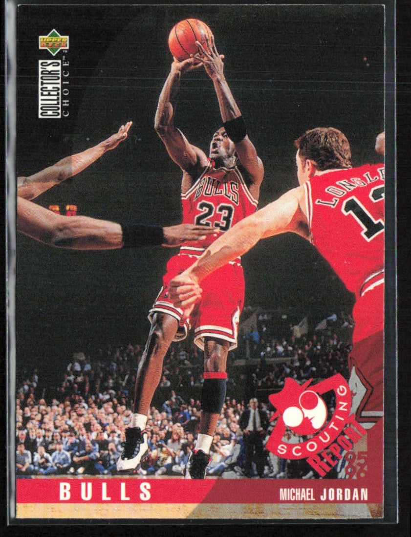 Michael Jordan 1995 Collector's Choice #324 Chicago Bulls