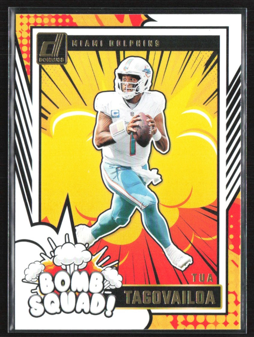 Tua Tagovailoa 2024 Donruss Bomb Squad #19 Miami Dolphins