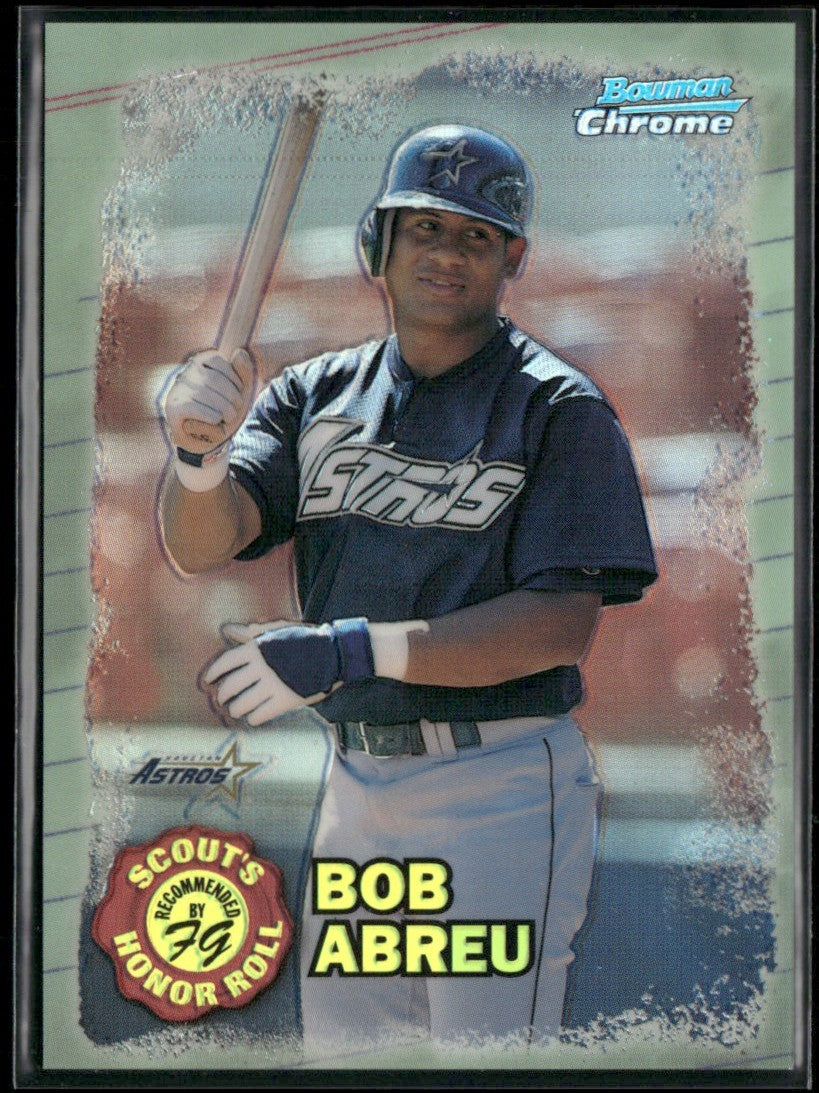 Bob Abreu 1997 Bowman Chrome Scout's Honor Roll Refractor #SHR 2 Houston Astros