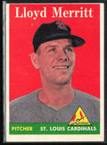 Lloyd Merritt 1958 Topps RC #231.0 St. Louis Cardinals