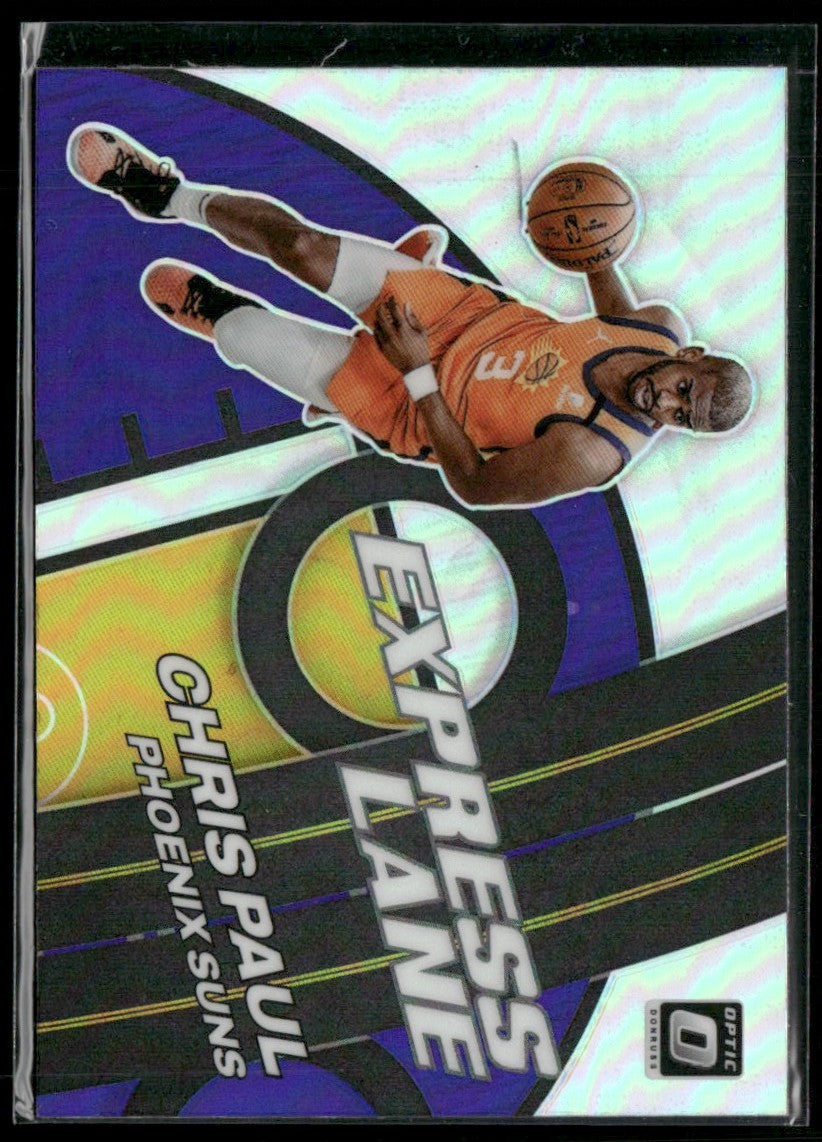 Chris Paul 2021 Donruss Optic Express Lane Holo Silver Prizm #9 Phoenix Suns