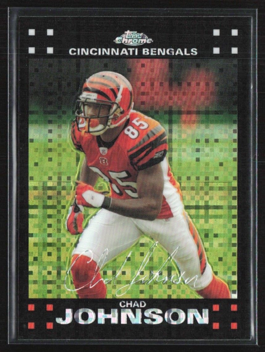 Chad Johnson 2007 Topps Chrome X-Fractor #TC131 Cincinnati Bengals