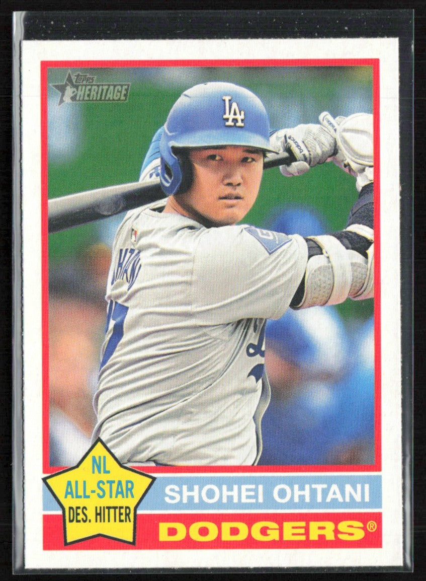 Shohei Ohtani 2025 Topps Heritage #148 Los Angeles Dodgers