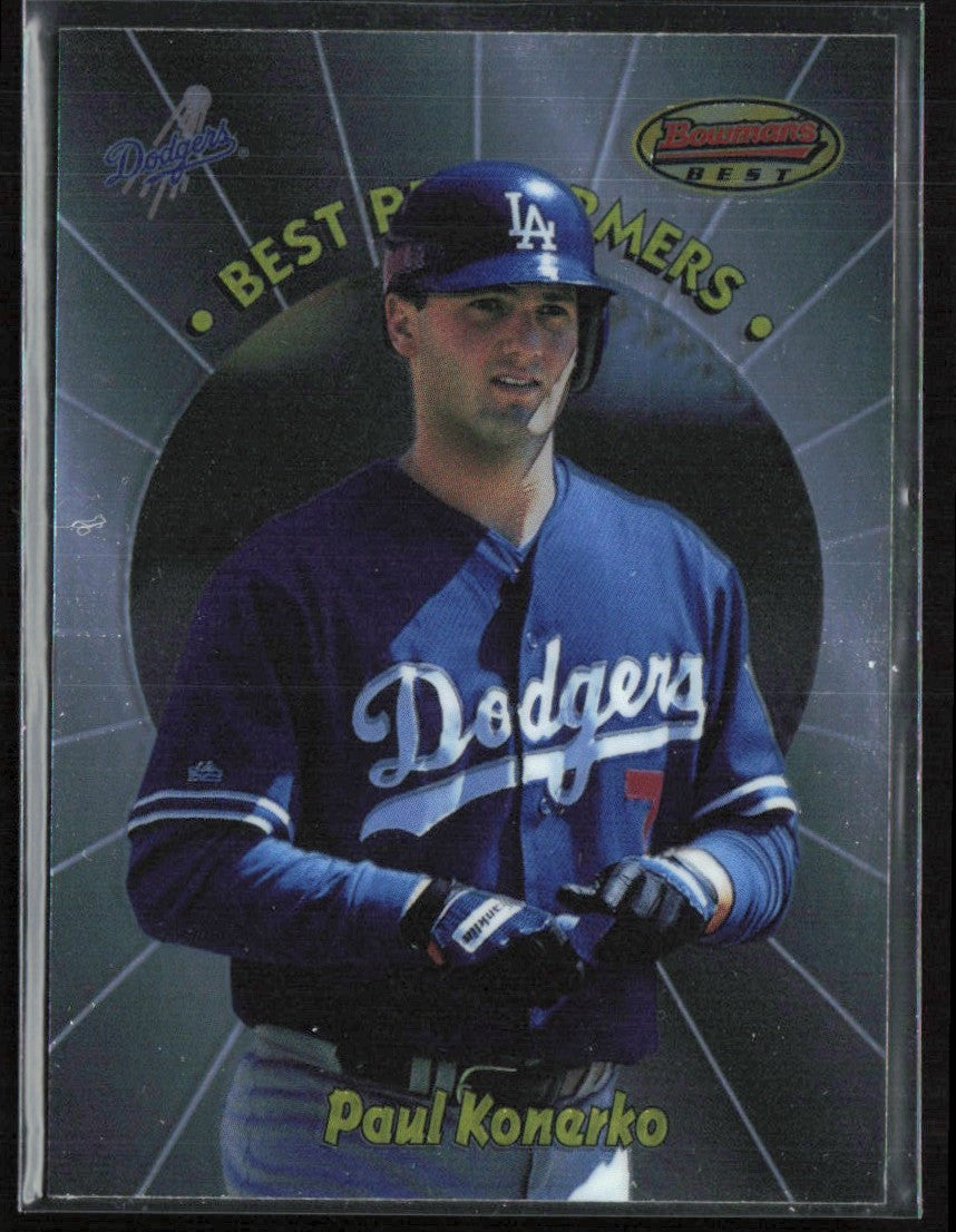 Paul Konerko 1998 Bowman's Best Performers #BP6 Los Angeles Dodgers