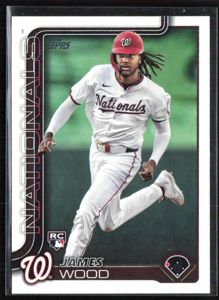 James Wood 2025 Topps RC #181 Washington Nationals
