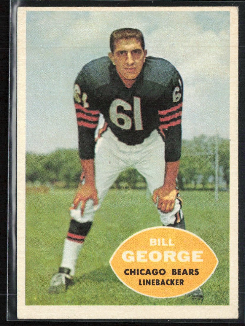 Bill George 1960 Topps #18 Chicago Bears