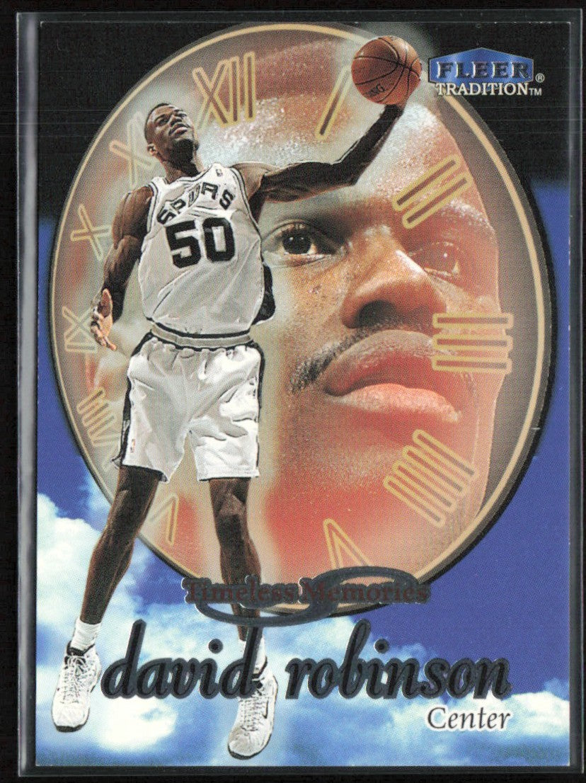 David Robinson 1998 Fleer Tradition Timeless Memories #8 San Antonio Spurs
