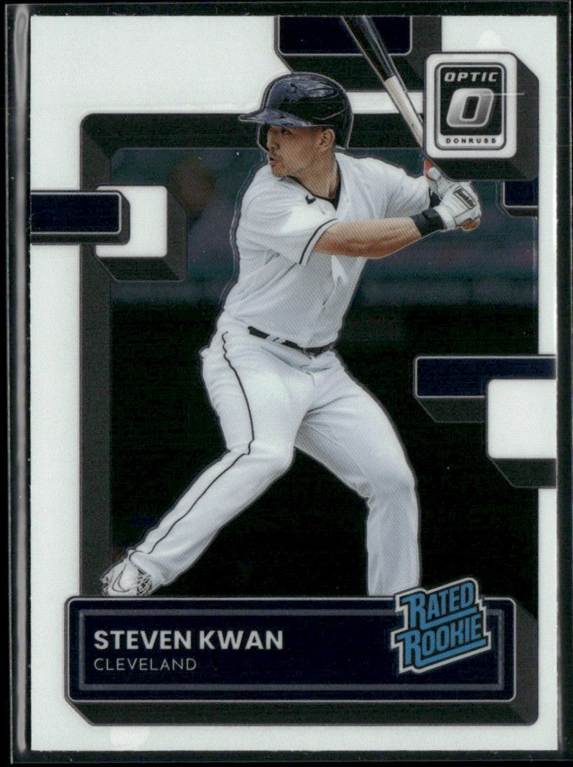 Steven Kwan 2022 Donruss Optic RC #158 Cleveland Guardians