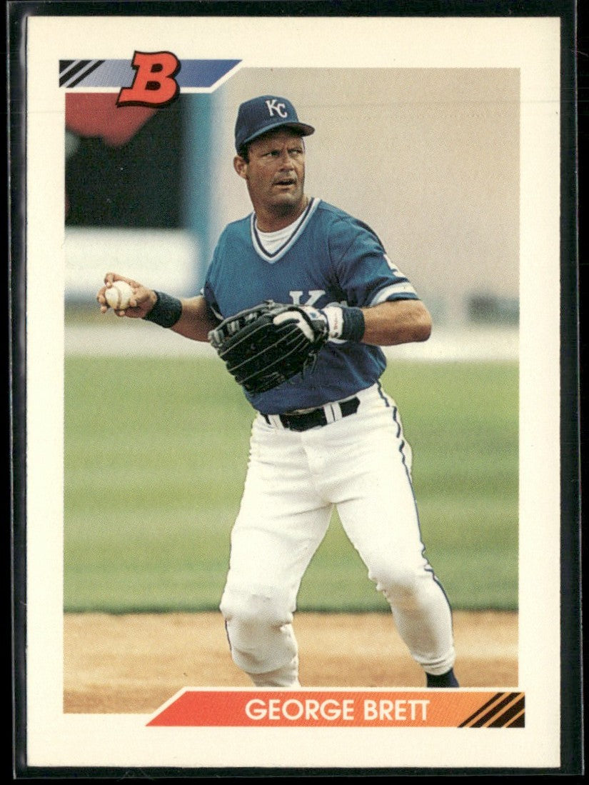 George Brett 1992 Bowman #500 Kansas City Royals