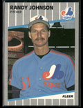 Randy Johnson 1989 Fleer Glossy RC #381 Montreal Expos