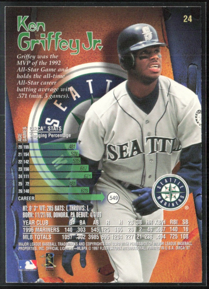 Ken Griffey Jr. 1997 Circa #24 Seattle Mariners