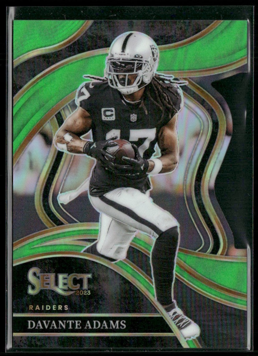 Davante Adams 2023 Panini Select Club Neon Green Prizms Die Cuts /499 #279