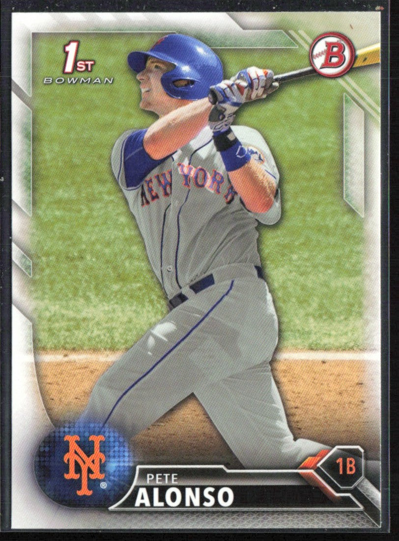 Pete Alonso 2016 Bowman Draft 1st #BD-92 New York Mets