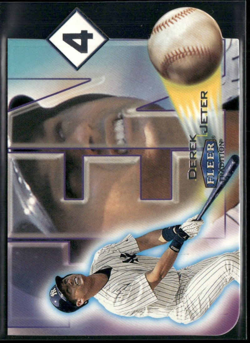Derek Jeter 2000 Fleer Tradition Ten 4 #7 New York Yankees