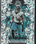 Travis Etienne Jr. 2023 Panini Mosaic No Huddle Silver #103 Jacksonville Jaguars