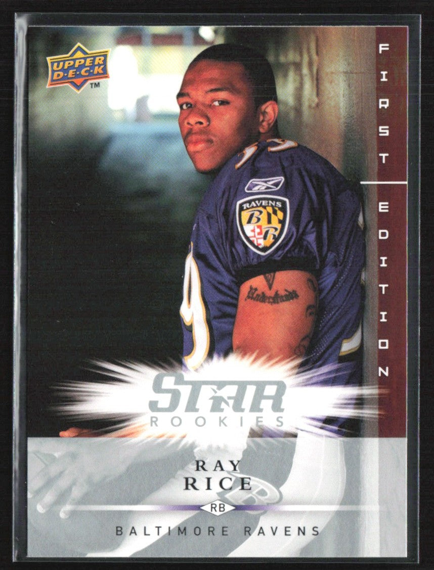 Ray Rice 2008 Upper Deck First Edition RC #187 Baltimore Ravens