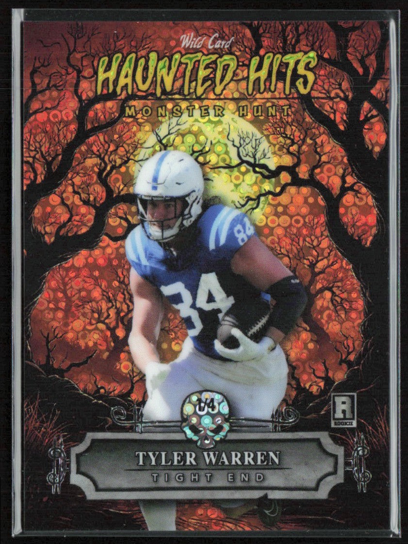 Tyler Warren 2025 Wild Card Haunted Hits Monster Hunt /4 #HHW-TW