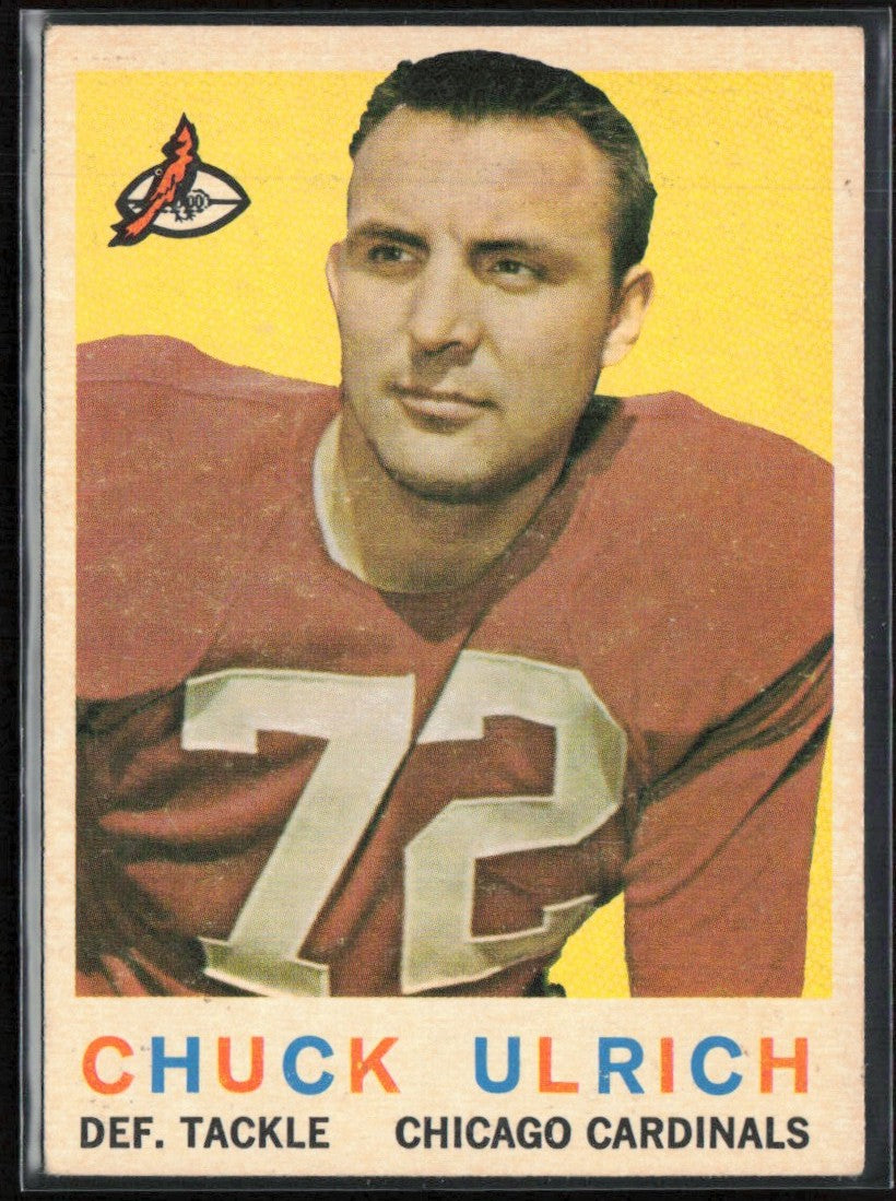 Chuck Ulrich 1959 Topps #57 Chicago Cardinals