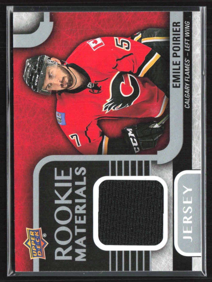 Emile Poirier 2015 Upper Deck Rookie Materials RC Jersey #RM-EP Calgary Flames