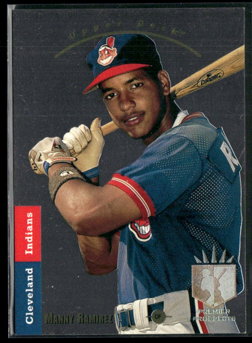 Manny Ramirez 1993 Upper Deck SP Premier Prospects #285 Cleveland Indians