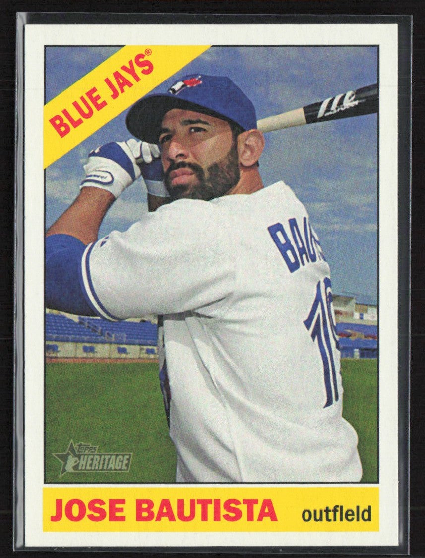 Jose Bautista 2015 Topps Heritage SP #444 Toronto Blue Jays