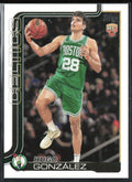 Hugo Gonzalez 2025 Topps RC #228 Boston Celtics