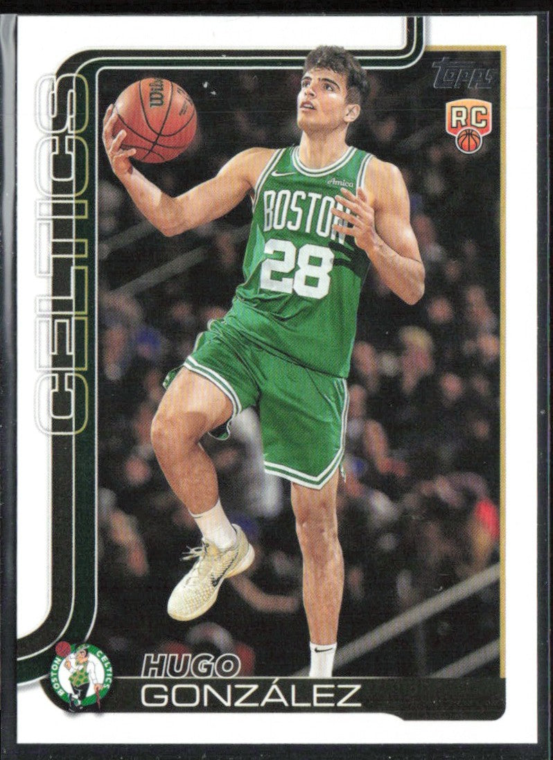 Hugo Gonzalez 2025 Topps RC #228 Boston Celtics