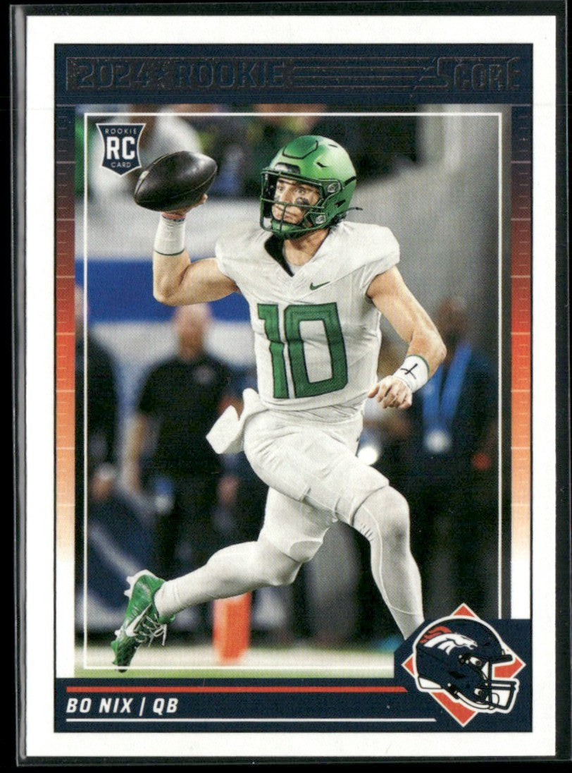 Bo Nix 2024 Score RC #332 Denver Broncos