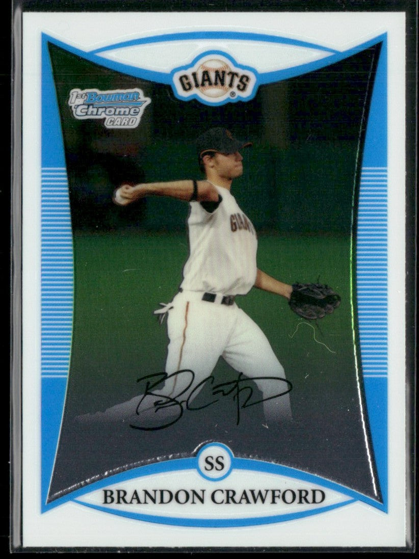 Brandon Crawford 2008 Bowman Draft Picks & Prospects Chrome 1st #BDPP41