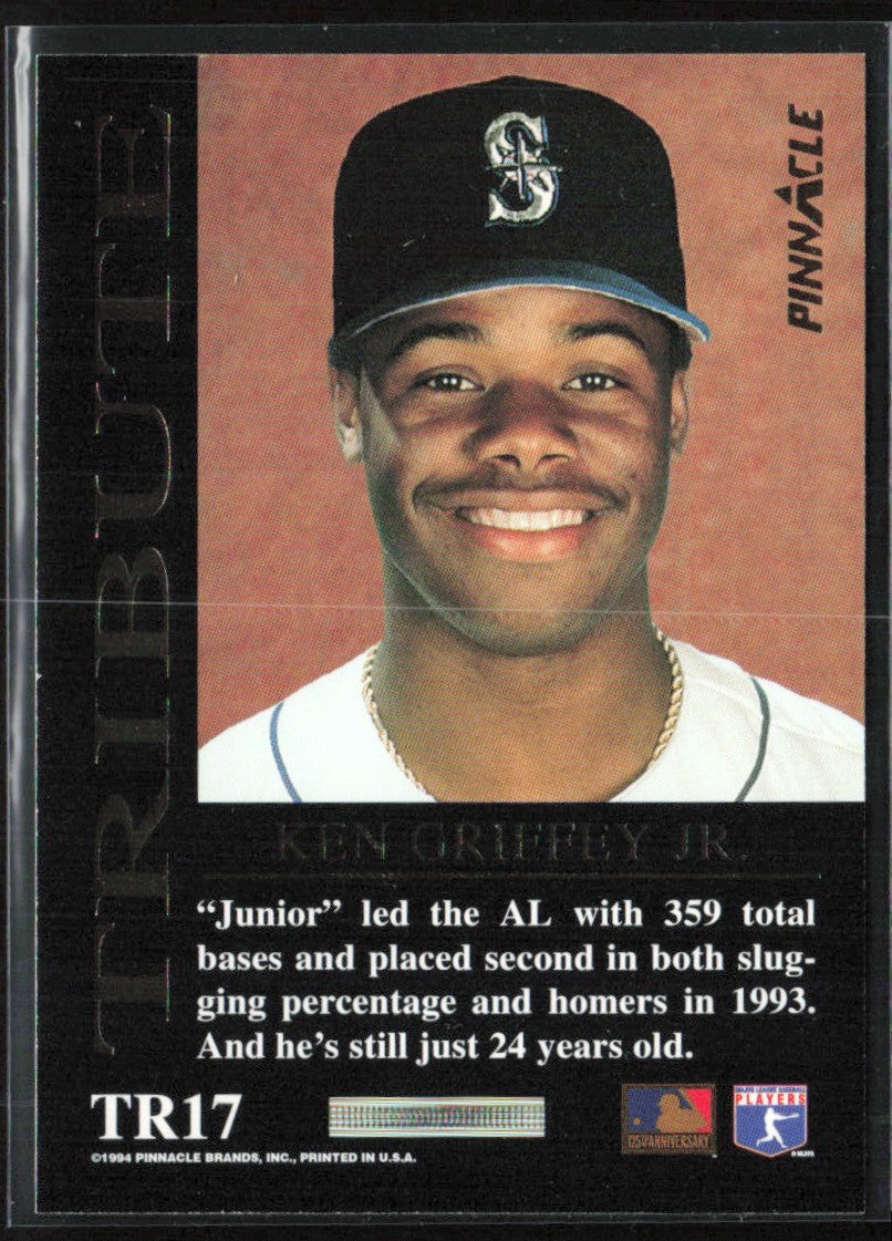 Ken Griffey Jr. 1994 Pinnacle Tribute #TR17 Seattle Mariners