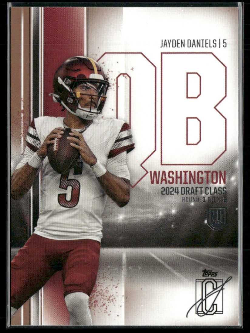 Jayden Daniels 2024 Topps Signature Class Bronze RC #194 Washington Commanders