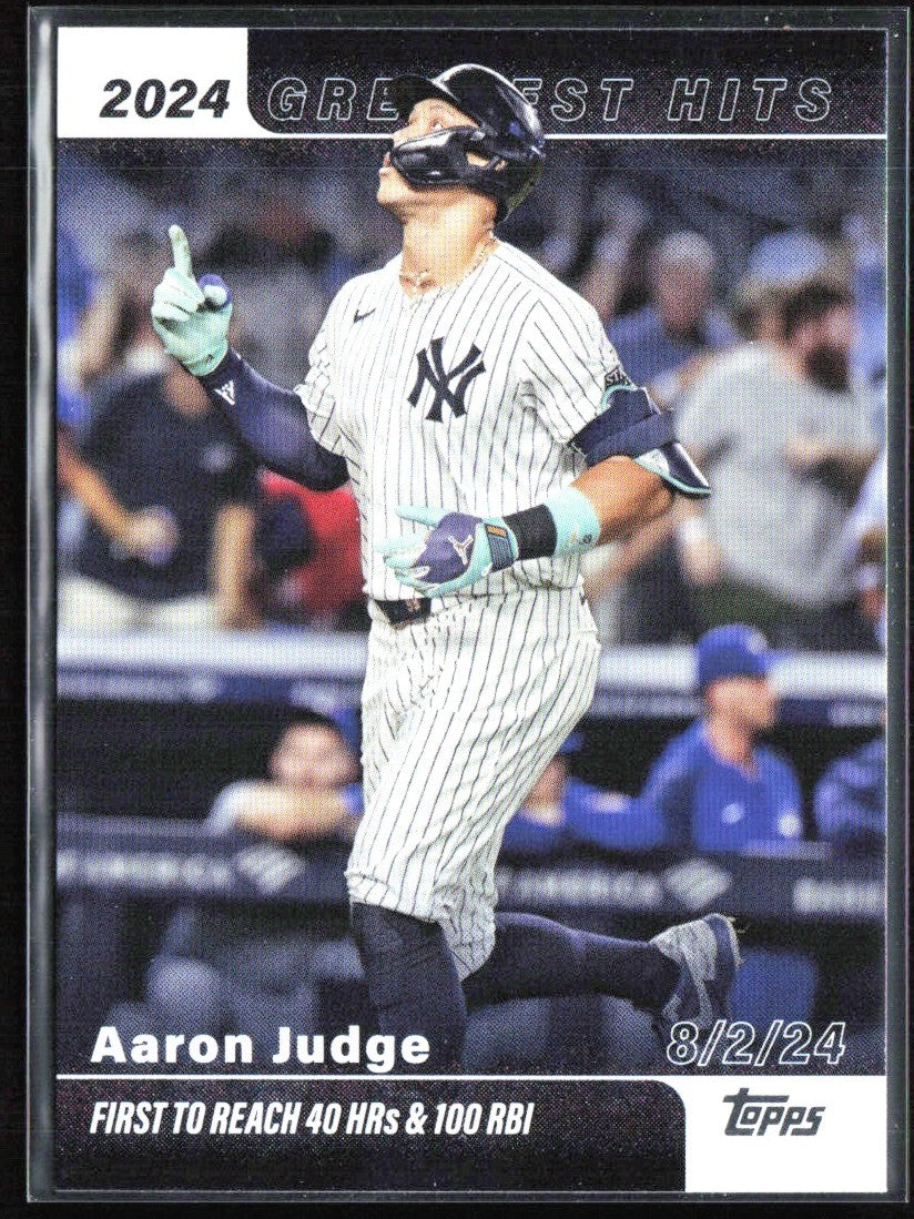 Aaron Judge 2025 Topps Greatest Hits #GH-1 New York Yankees