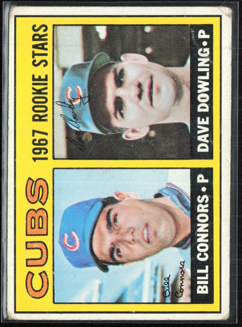 Bill Connors/Dave Dowling 1967 Topps RC #272 Chicago Cubs