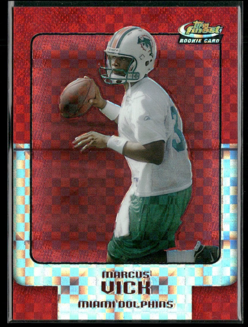 Marcus Vick 2006 Topps Finest Xfractors RC /250 #129 Miami Dolphins