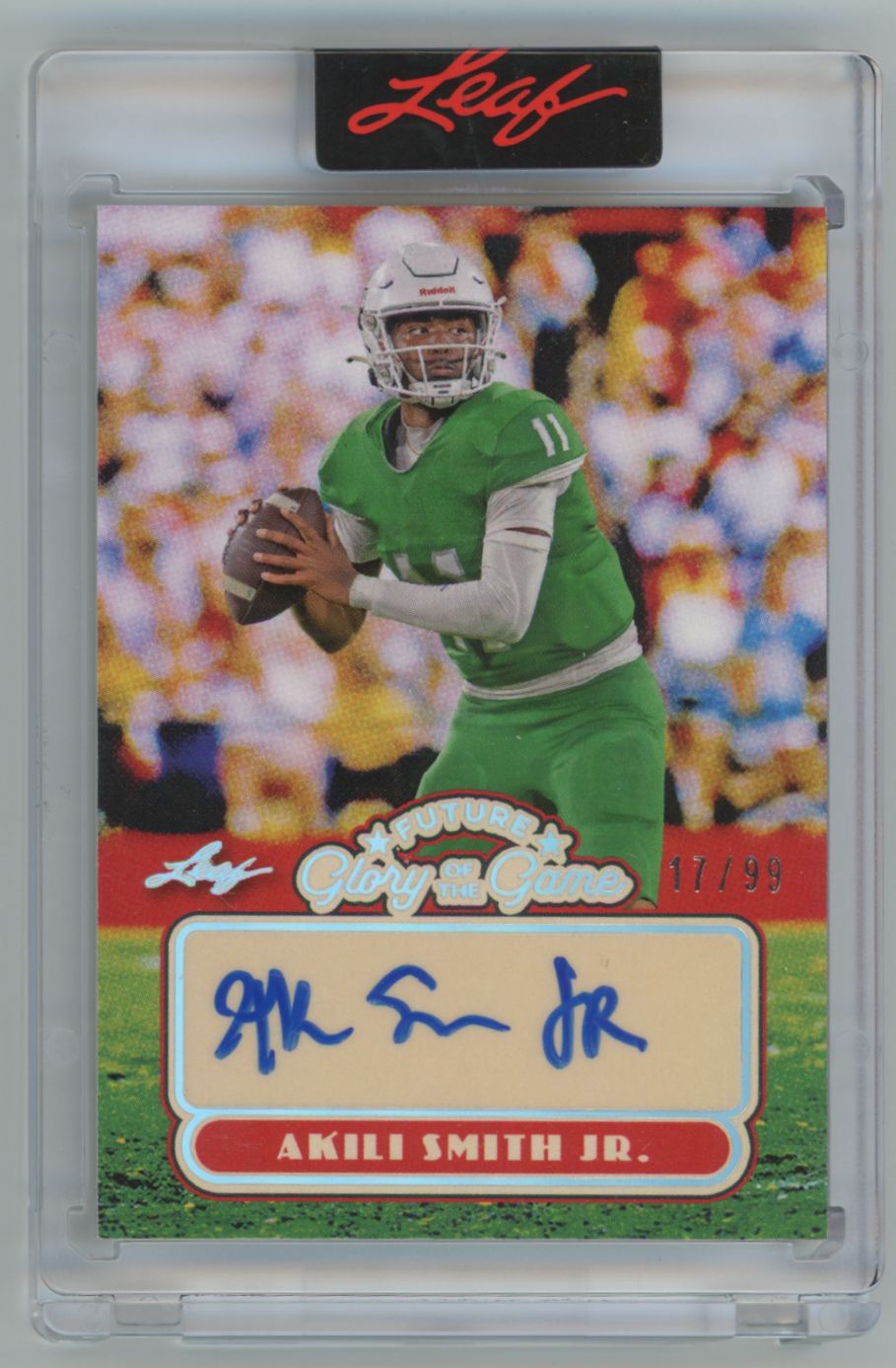 Akili Smith Jr. 2025 Leaf Glory of the Game AUTO /99 #FG-ASJ