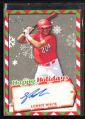 Lonnie White 2022 Leaf Holiday AUTO #HH-LW1 Pittsburgh Pirates