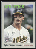 Tyler Soderstrom 2024 Topps Archives 1970 Design RC #187 Oakland Athletics
