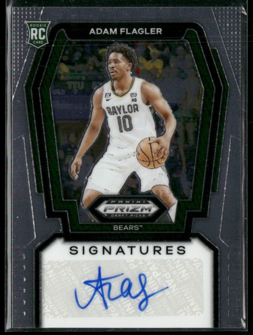Adam Flagler 2024 Panini Prizm Draft Picks RC AUTO #S-FLG Oklahoma City Thunder